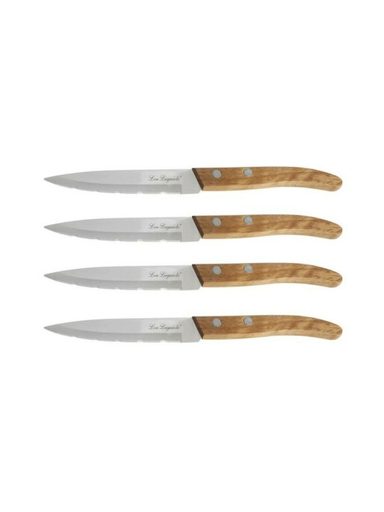 Amefa Forest Wood Knife Set of Stainless Steel S2700640 4pcs