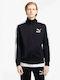 Puma Iconic T7 Men's Sweatshirt Jacket with Pockets Black