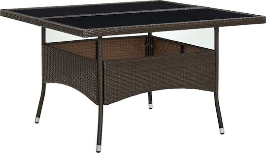 Маса Ратан Стабилна CAFE 120x120x75бр