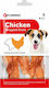 Flamingo Wrapped Dog Stick Treats Medium Breeds with Chicken 12cm 70gr 6pcs 514533