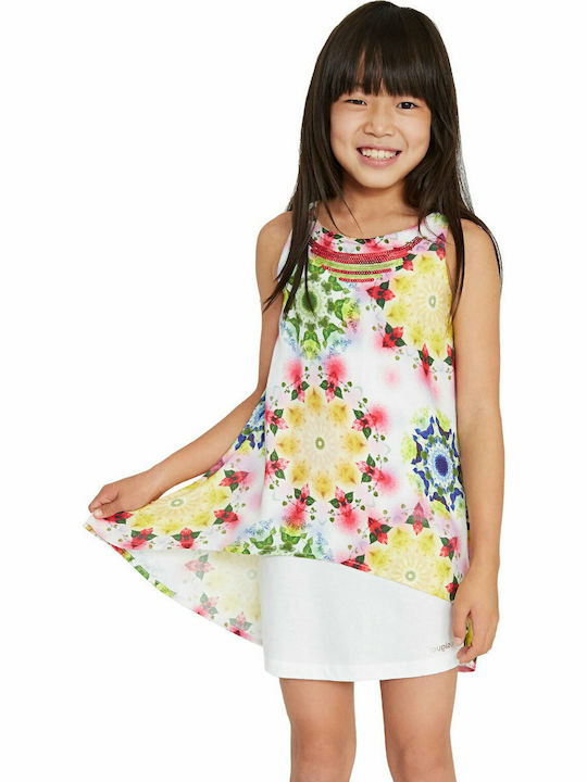 Dire Children's Dress Sleeveless White