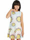 Ubad Children's Dress Sleeveless White