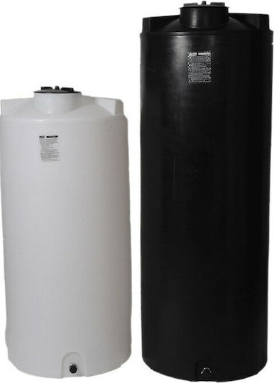 Mavil 3-500 Plastică Depozit Apă / Petrol Cilindric Vertical 500lt Albă