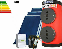 MasterSOL BLV Σύστημα Βεβιασμένης Κυκλοφορίας 500lt/10m² Glass με δύο Εναλλάκτες Τριπλής Ενέργειας