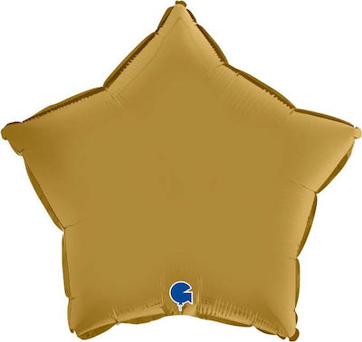 Μπαλόνι Foil Αστέρι Σατέν Χρυσό 45εκ.