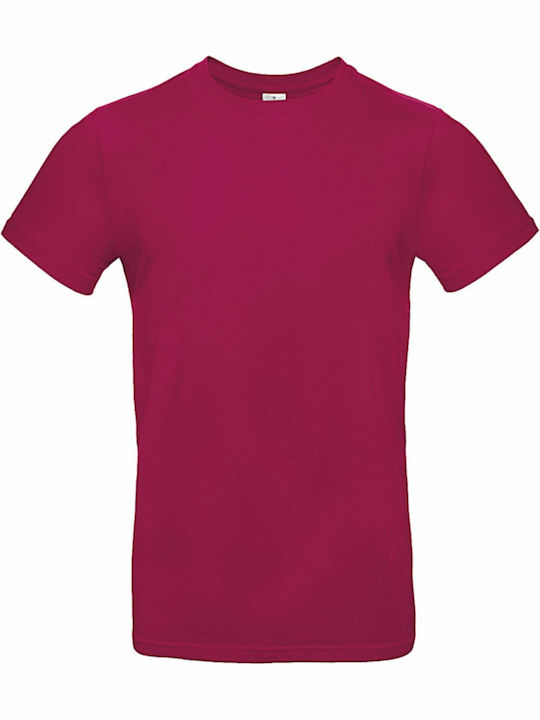B&C E190 Ανδρικό Διαφημιστικό T-shirt Sorbet