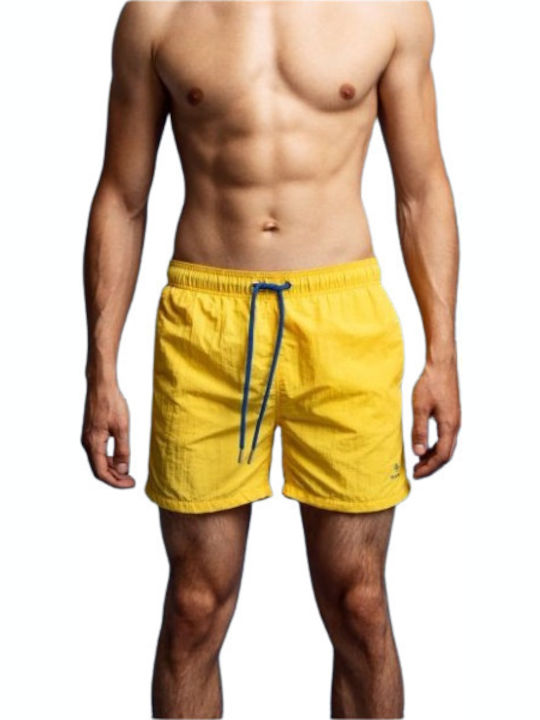 Gant Classic Ανδρικό Μαγιό Σορτς Κίτρινο