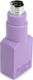 StarTech Convertor PS/2 masculin în USB-A feminin Violet 1buc GC46FMKEY
