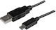 StarTech Regular USB 2.0 to micro USB Cable Μαύρο 0.5m (USBAUB50CMBK)