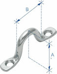 Lalizas Pad Auge des Bootes AISI 304 4mm Brücke