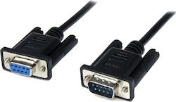 StarTech Кабел RS232 9-пинов женски към RS232 9-пинов женски 2м (SCNM9FM2MBK) 1бр