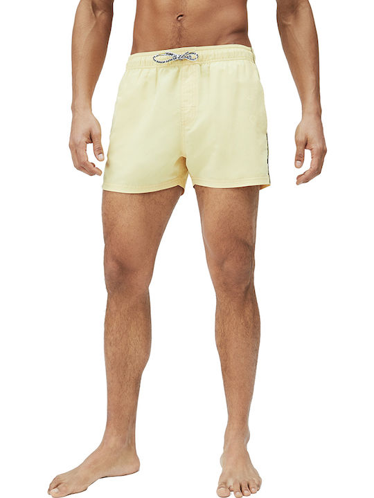 Pepe Jeans New Brian Plain Herren Badebekleidung Shorts Gelb