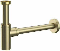 Karag Brass Siphon Sink with Output 70mm Gold