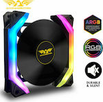 Armaggeddon TX SPY-14 Ventilator Carcasă 140mm cu Iluminare ARGB și Conexiune 6 pini 1buc