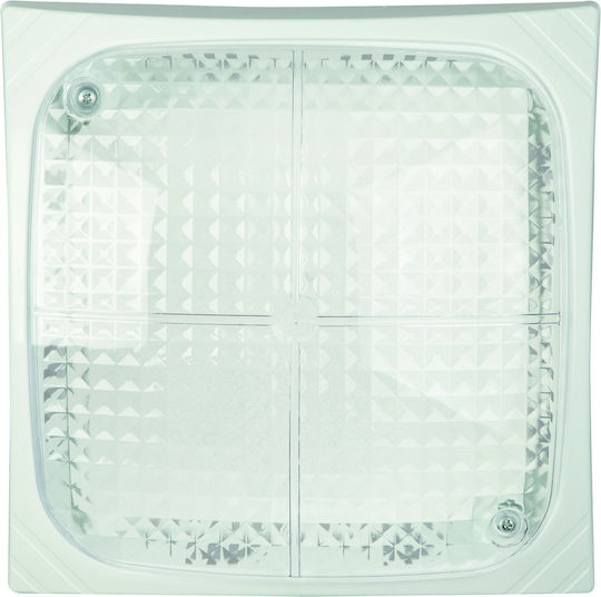 ArkoLight Deckenleuchte 24cm Weiß mit Fassung E27
