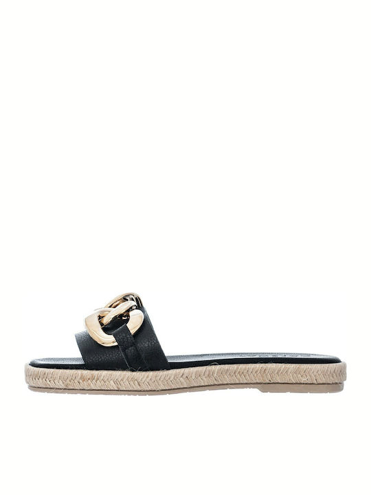 Sante Кожени Дамски Сандали Черни