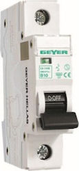 Geyer Αυτόματη Ασφάλεια 16A Μονοπολική AC EA116C Geyer Αυτόματη Ασφάλεια 16A Μονοπολική AC EA116C