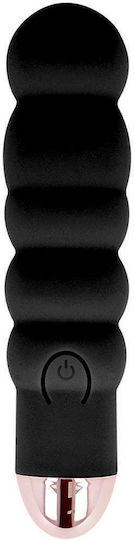 Dolce Vita Rechargeable Vibrator Six Mini Κλειτοριδικός Δονητής 13cm Black
