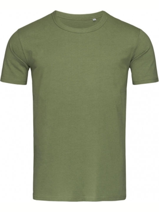 Stedman Morgan Ανδρικό Διαφημιστικό T-shirt Κοντομάνικο Military Green