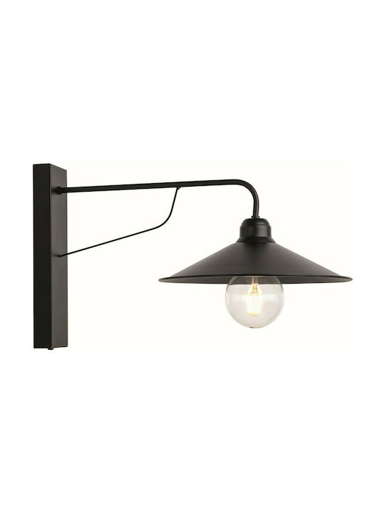 ArkoLight Класически Осветително тяло За стена с фасунга E27 Черен 53x30см.