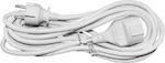 Extension Cable Cord 15m White