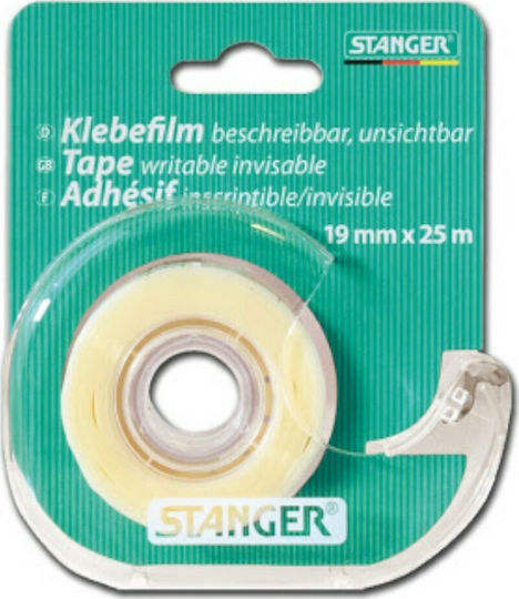 Stanger Desktop Tape Dispenser 006623 Full Snail Duct Tape Base 19mm x 25m 1pcs Transparent
