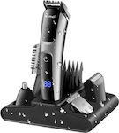 Kemei Rechargeable Hair Clipper Set Silver KM-675