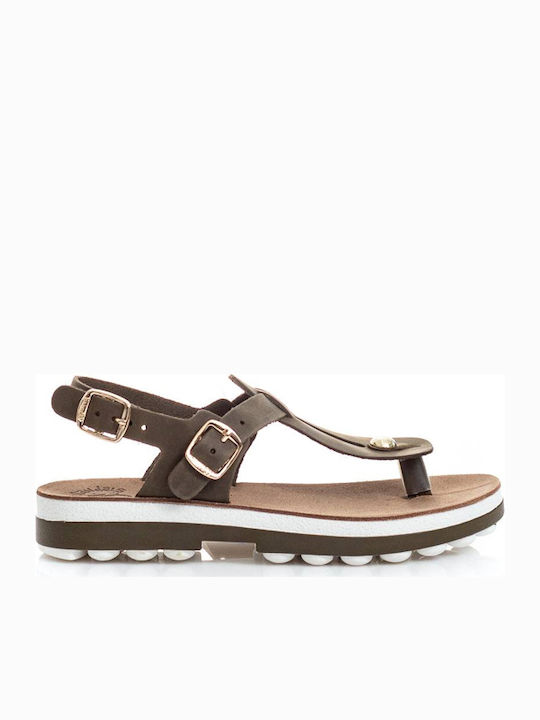 Fantasy Sandals Marlena Leather Women's Flat Sa...