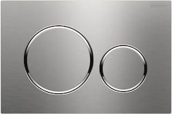 Geberit Sigma 20 Πλακέτα για Καζανάκια Διπλής Λειτουργίας Inox