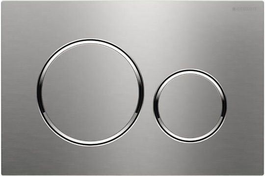 Geberit Sigma 20 Spülplatte für Doppelspülung Inox