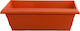 Miltoplast Anthea Νο xx Planter Box Plastic Terracotta 40x19x14cm.
