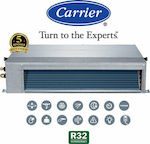 Carrier 42QSS060R8S/38QUS060R8T Επαγγελματικό Κλιματιστικό Inverter Καναλάτο 52547 BTU με Ψυκτικό Υγρό R32