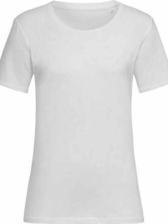 Stedman Claire Relaxed Werbe-T-Shirt in Weiß Farbe
