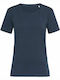 Stedman Claire Relaxed Werbe-T-Shirt Marina Blue