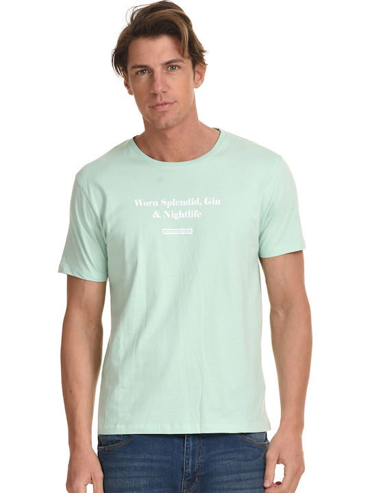 Splendid T-shirt Bărbătesc cu Mânecă Scurtă Verde