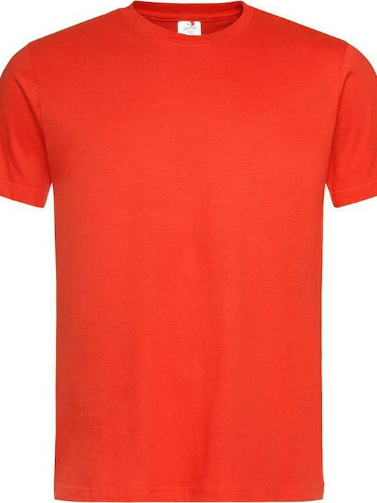 Stedman Classic-T Men's Short Sleeve Promotional T-Shirt Brilliant Orange