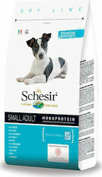 Schesir Small Adult 2kg Dry Food for Adult Dogs of Small Breeds with Rice and Fish