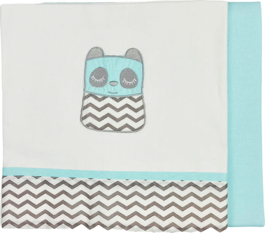 Baby Star Set Tiny Friends Green 75x100cm