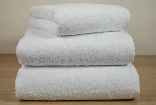 Homeline Set 10 Hotel Bathroom Towels 140x70 cm 540gsm White