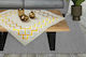 Ilis Home Runner with Embroidery Mustard 40x170cm