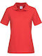 Stedman Women's Short Sleeve Promotional Blouse Red ST3100-SRE