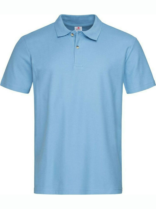 Stedman Men's Short Sleeve Promotional Blouse Light Blue