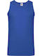 Fruit of the Loom Valueweight Athletic Men's Sleeveless Promotional Blouse Royal