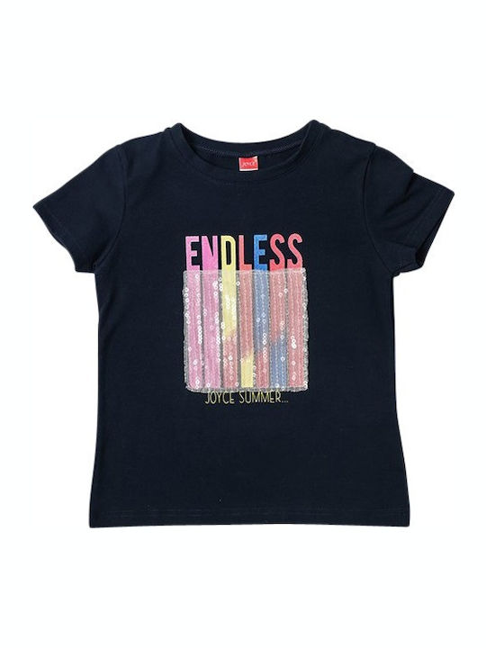 Joyce Παιδικό T-shirt Μαύρο Endless