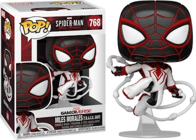 Funko Pop! Marvel: Marvel - Spider-Man Miles Morales - Miles Morales (T.R.A.C.K. Suit) 768 Bobble-Head