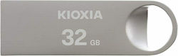 Kioxia TransMemory U401 32GB USB 2.0 Stick Ασημί