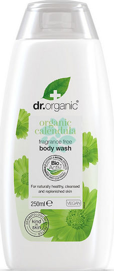 Dr.Organic Organic Calendula Κρεμώδες Αφρόλουτρο με Aloe Vera Καταπραϋντικό 250ml