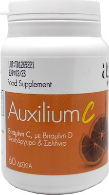 Ag Pharm Auxilium C Multivitamin für Energie & Stärkung des Immunsystems 1000mg 60 Registerkarten