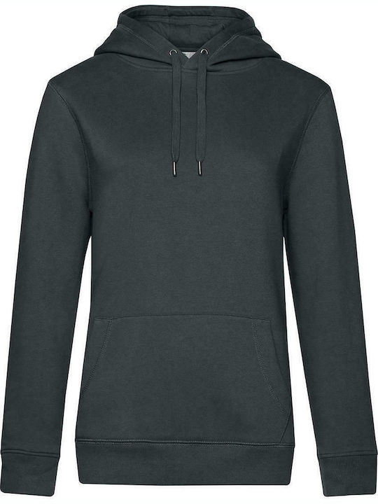 B&C Queen Women's Long Sleeve Promotional Sweatshirt Asphalt