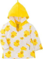 Zoocchini Kids Beach Poncho Yellow 39 x 105cm